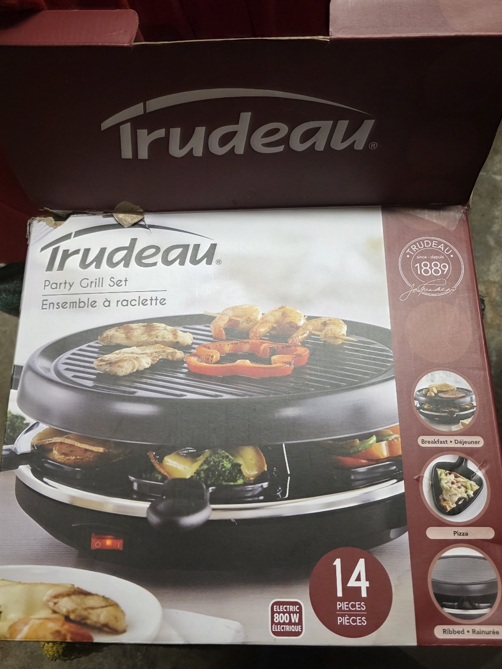 Trudeau 14-piece Raclette Grill Set